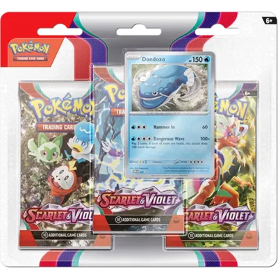 Scarlet & Violet - 3 Booster Pack Blister (Dondozo)
