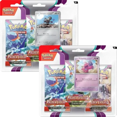 Scarlet and Violet: Paldea Evolved - 3 Pack Blister (Set of 2)